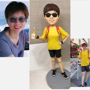 Custom Handmade Your 3D portrait Art Doll